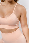 Sundae Sports Bra - Peaches & Cream