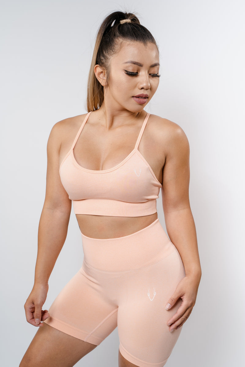 Sundae Sports Bra - Peaches & Cream