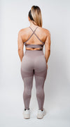 Power Leggings - Taro Milk Tea