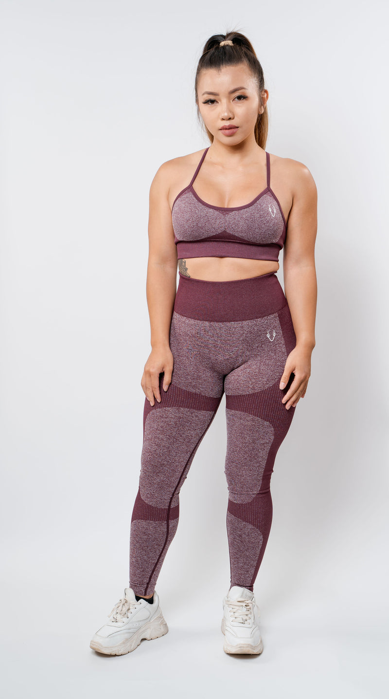 Power Sports Bra - Grape