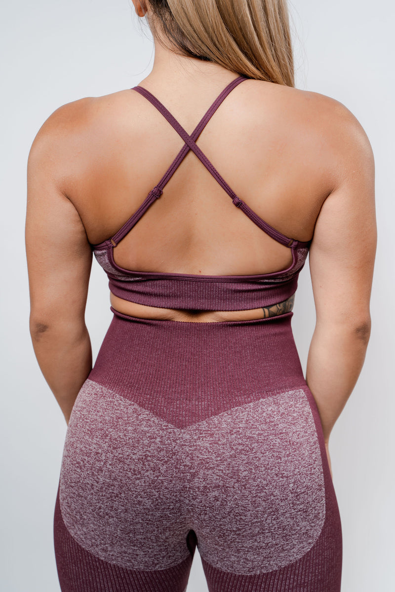 Power Sports Bra - Grape