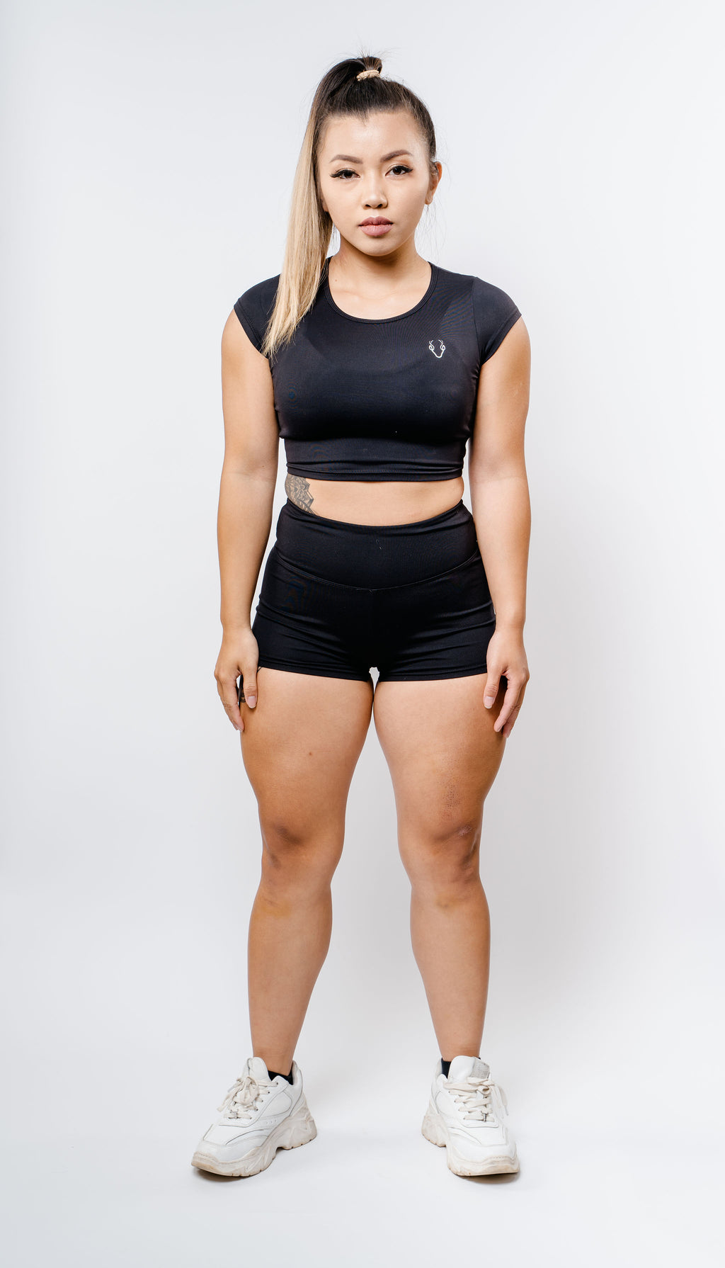 Slay Scrunch Shorts - Black