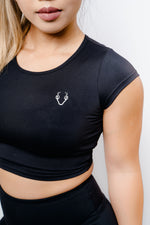 Slay Crop Top - Black