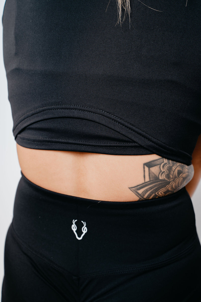 Slay Crop Top - Black