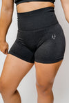 Seamless Highwaisted Shorts - Charcoal