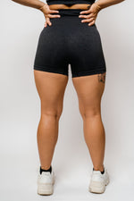 Seamless Highwaisted Shorts - Charcoal