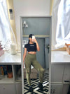 Sass Leggings - Khaki Green