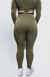 Sass Leggings - Khaki Green