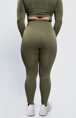 Sass Leggings - Khaki Green