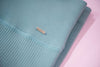 Magnetic Ribbed Knit Shorts - Jade Blue