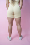 Magnetic Ribbed Knit Shorts - Flat White