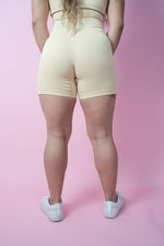 Magnetic Ribbed Knit Shorts - Flat White