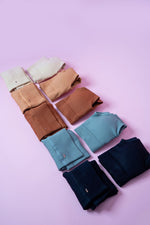 Magnetic Ribbed Knit Shorts - Jade Blue