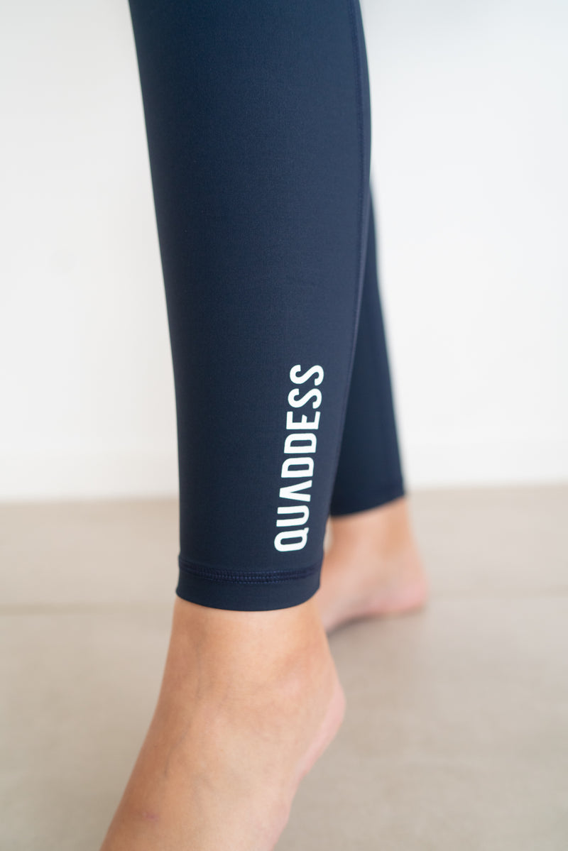 Maternity Leggings with Pockets - Navy