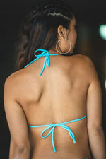 Triangle Bikini Top - Alize Blue