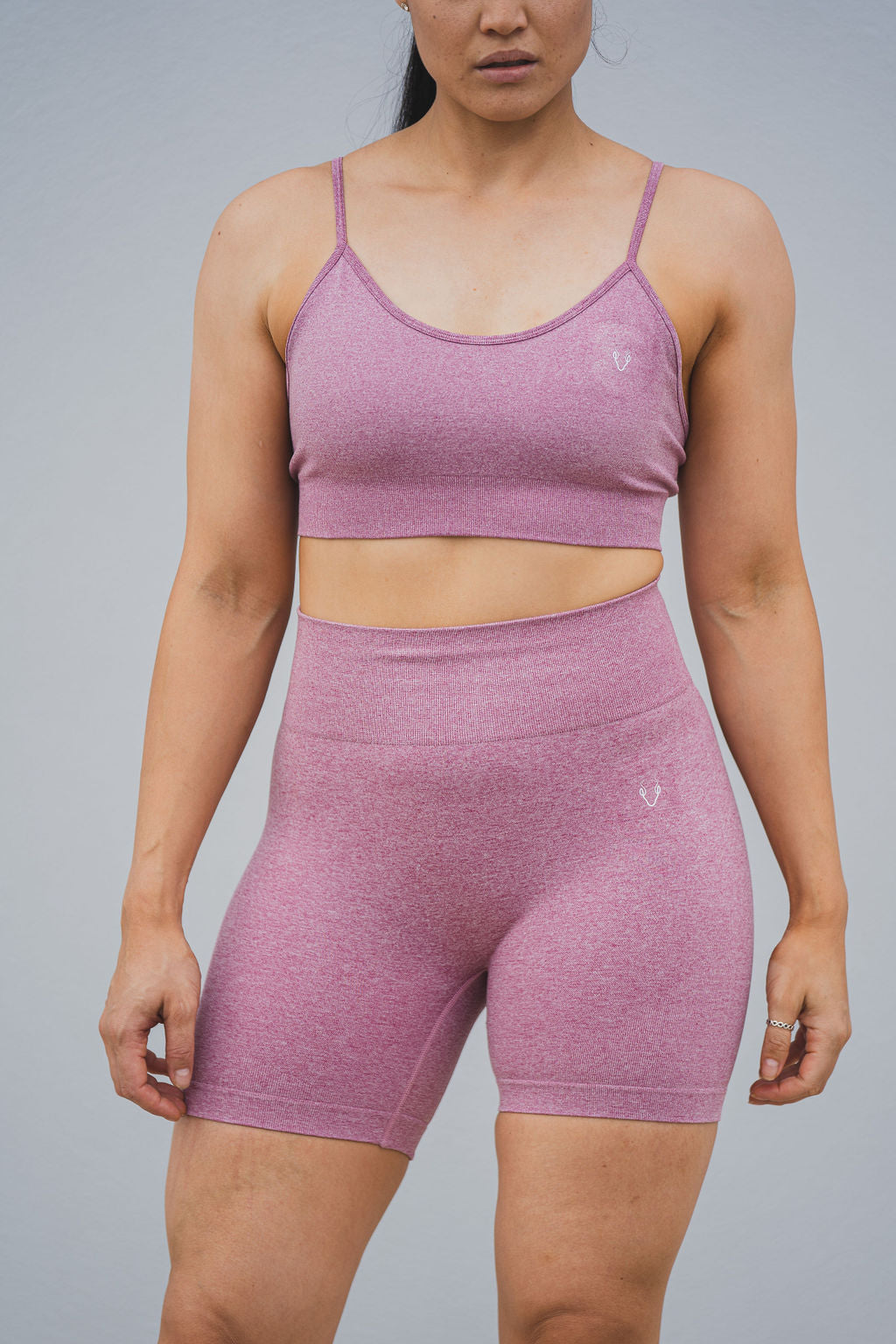 Sundae Sports Bra - Sangria Pink