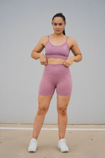 Sundae Sports Bra - Sangria Pink