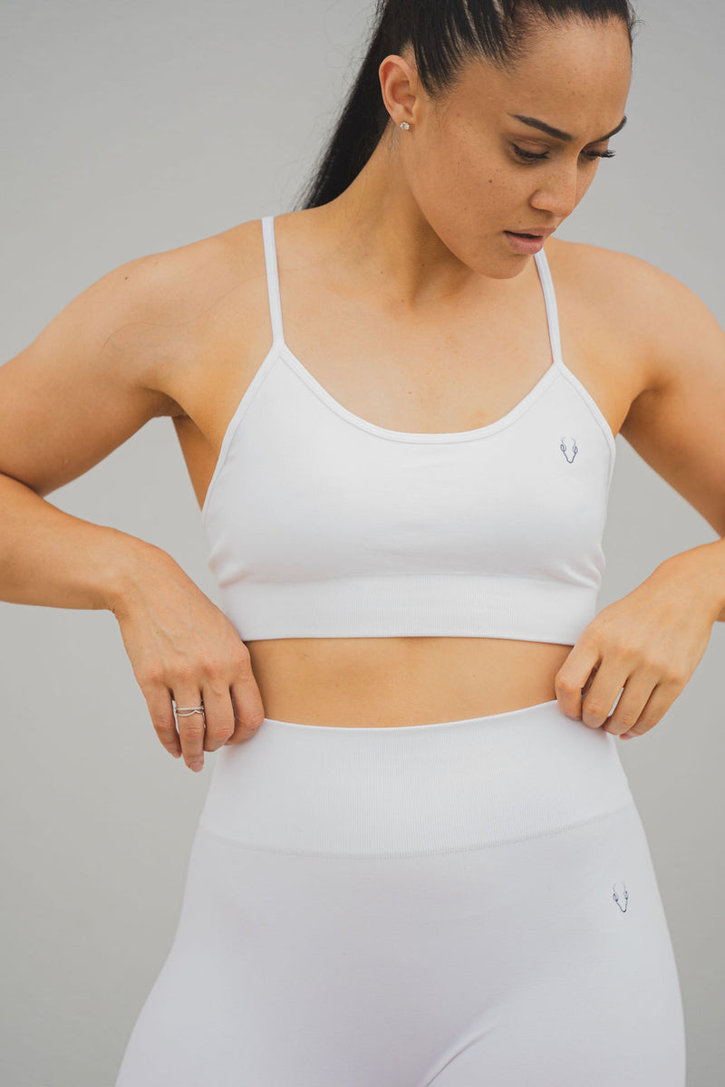 Sundae Sports Bra - White