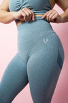 Allure Scrunch Booty Leggings - Sky Blue