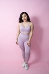Allure Scrunch Sports Bra - Soft Lavender