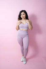 Allure Scrunch Booty Leggings - Soft Lavender