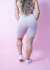 Evoke Pocket Bike Shorts - Soft Lilac