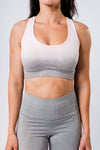 Ombre Sports Bra - Pink/Grey