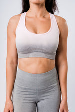 Ombre Sports Bra - Pink/Grey