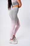Ombre Leggings - Pink/Grey