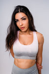 Ombre Sports Bra - Pink/Grey