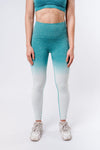 Ombre Leggings - Blue/White
