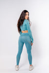 Sass Leggings - Azure Blue