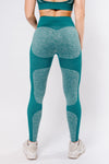 Power Leggings - Marine Green